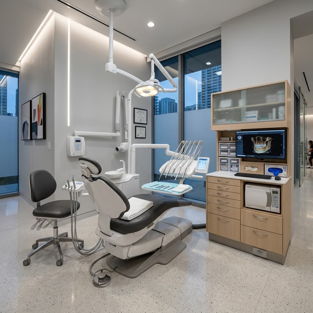 State of the art high-performance dentist operatory clinic of DentalLead CRM